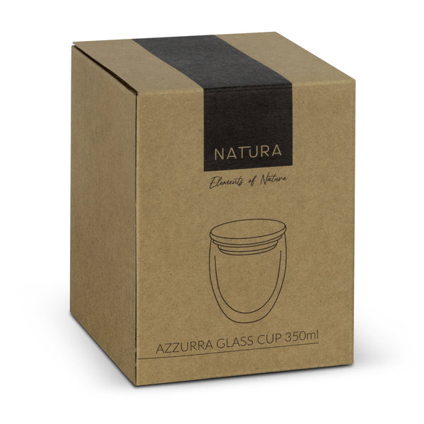 NATURA Azzurra Glass Cup - 350ml (Natural/Clear)