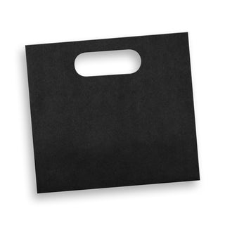 Agogo Medium Die Cut Paper Bag Landscape (Black)