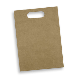 Agogo Large Die Cut Paper Bag Portrait (Natural)