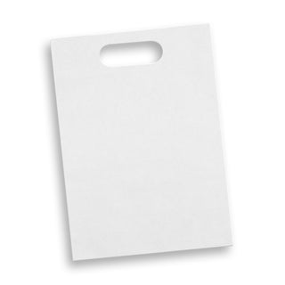 Agogo Large Die Cut Paper Bag Portrait (White)