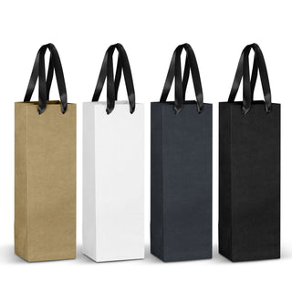 Cellar Ribbon Handle Paper Bag (Black)
