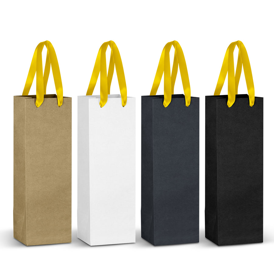 Cellar Ribbon Handle Paper Bag (Yellow)