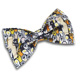 Dash Pet Bow Tie (White) — Detail