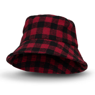 Printwear Fiordland Bucket Hat (Black/Red)