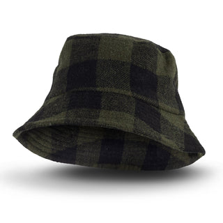 Printwear Fiordland Bucket Hat (Black/Olive)