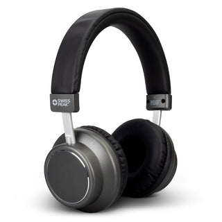 Swiss Peak Wireless Headphone V3 (Gunmetal/Black) — Head Phones