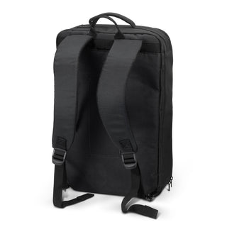 Swiss Peak Convertible Travel Backpack (Black) — Back