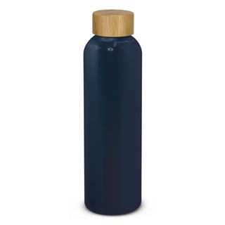 Agogo Eden Aluminium Bottle Bamboo Lid (Navy)