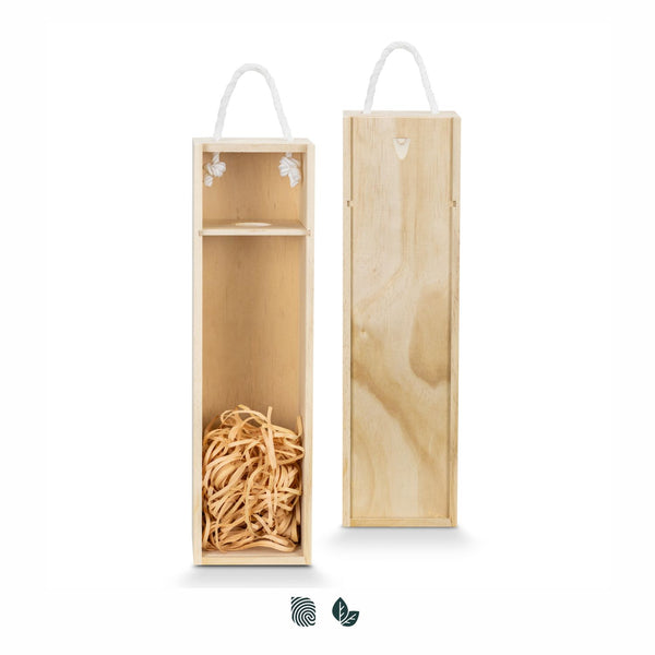 Flax Wine Gift Box - Single (Natural)