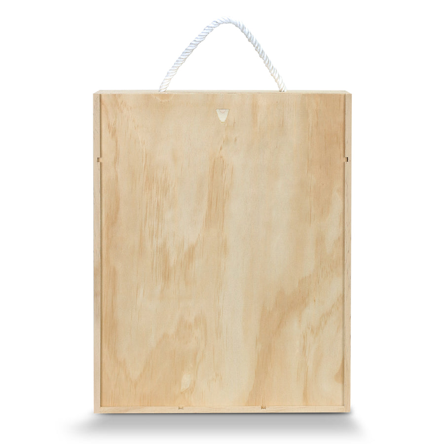 Flax Wine Gift Box - Triple (Natural)