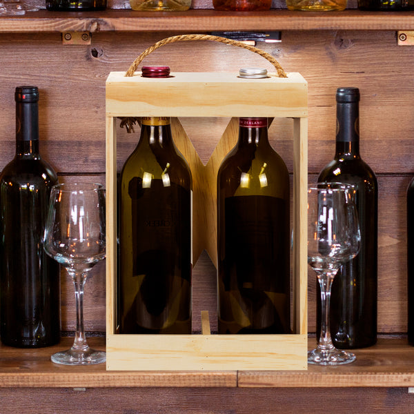 Hearth Wine Crate - Double (Natural)