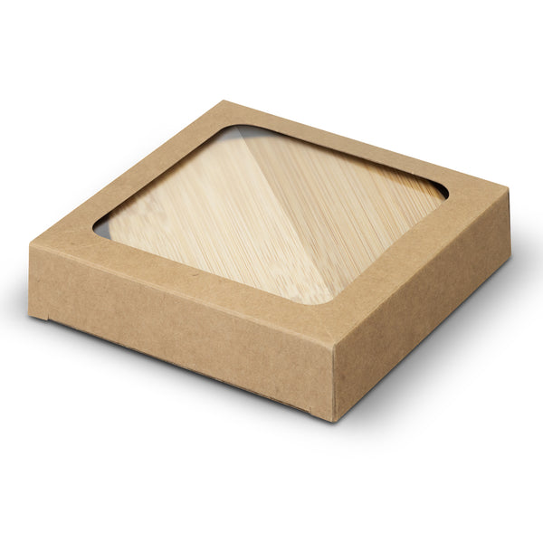Hearth Bottle Opener Coaster - Set of 2 - Round (Natural/Silver)