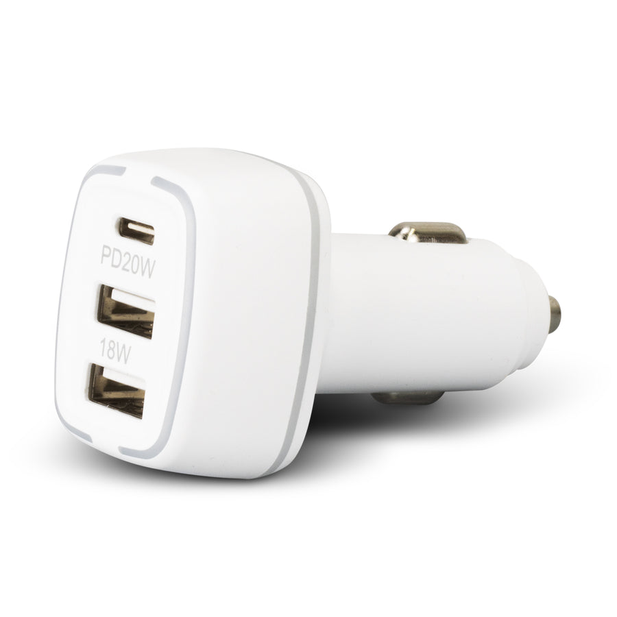 Quartz Car Charger (White)