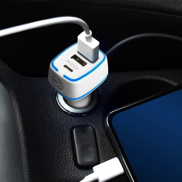 Quartz Car Charger (White)
