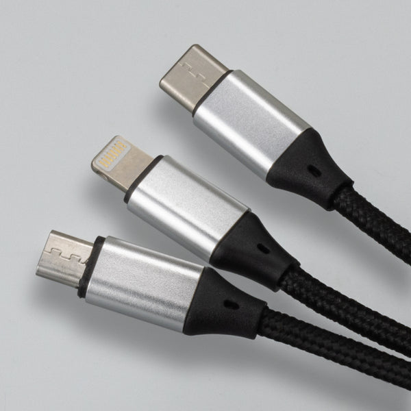 Pulse Braided Charging Cable (Black)