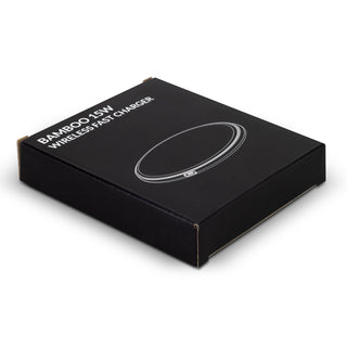Apex 15W Wireless Fast Charger (Natural/Black) — Gift Box