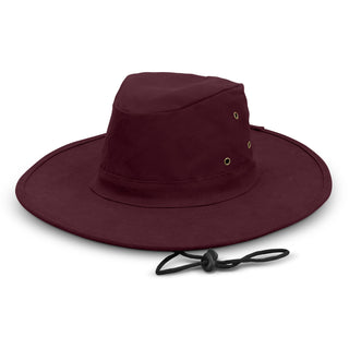 Printwear Austral Wide Brim Hat (Burgundy)