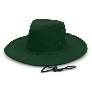 Printwear Austral Wide Brim Hat (Bottle Green)