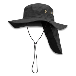 Printwear Legionnaire Wide Brim Hat (Black)