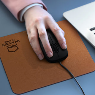 Agogo Leatherette Mouse Mat (Brown)