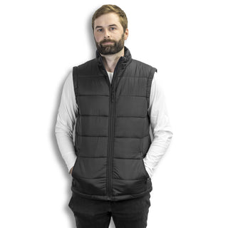 Printwear Milford Mens Puffer Vest (Black)