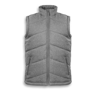 Printwear Newport Mens Puffer Vest (Heather Charcoal)