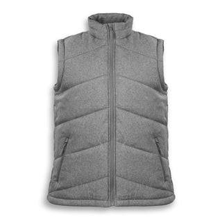 Printwear Newport Womens Puffer Vest (Heather Charcoal)