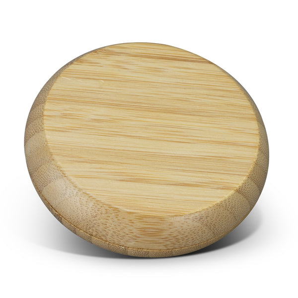 NATURA Bamboo Brush and Mirror (Natural)