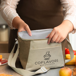 Jute Cooler Bag (Natural) — Feature