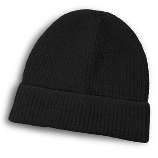 Printwear Avalanche Brushed Kids Beanie (Black)