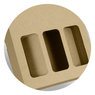 Crest Wine Carry Pack - Triple (Natural/Natural) — Detail