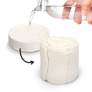 Drift Compressed Towel (White) — Detail