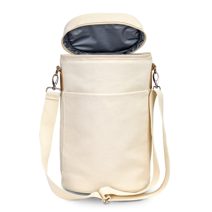 Crag Double Wine Cooler Bag (Natural)