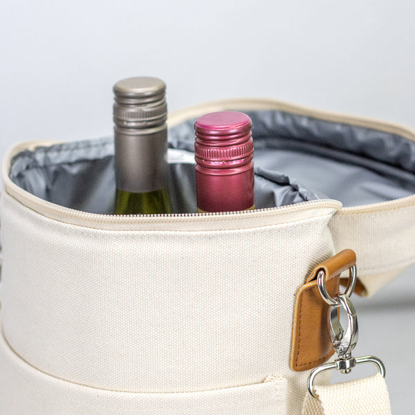Crag Double Wine Cooler Bag (Natural)
