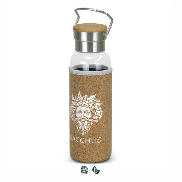 Drift Glass Bottle - Cork Sleeve (Black)