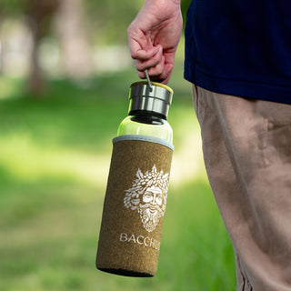 Drift Glass Bottle - Cork Sleeve (Black) — Feature