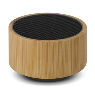 Agogo Bamboo Bluetooth Speaker - Black (Natural/Black)