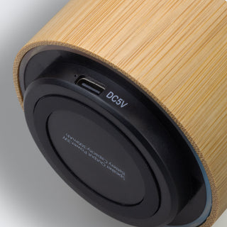 Grove Bamboo Bluetooth Speaker (Natural/White) — Detail