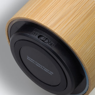 Grove Bamboo Bluetooth Speaker (Natural/White) — Detail