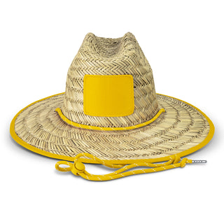 Printwear Tiki Straw Hat (Yellow)