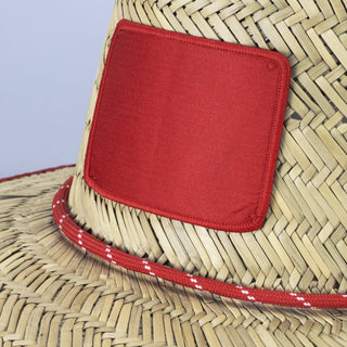 Printwear Tiki Straw Hat (Red)