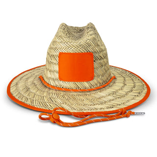 Printwear Tiki Straw Hat (Orange)