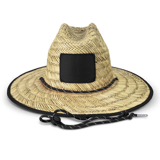 Printwear Tiki Straw Hat (Black)