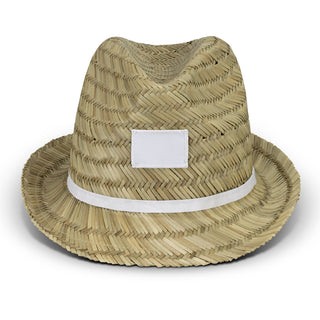 Printwear Antonio Fedora Hat (White)