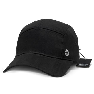 Swiss Peak 5 Panel Cap (Black)