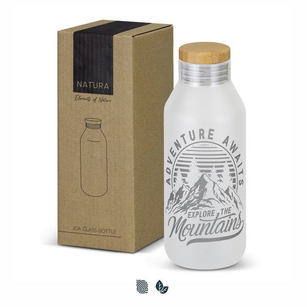 NATURA Ida Glass Bottle (Frosted Clear)