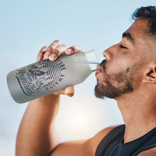 NATURA Ida Glass Bottle (Frosted Clear) — Feature