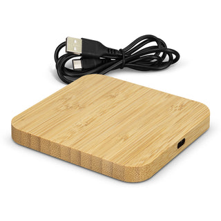 NATURA Bamboo Wireless Fast Charging Hub (Natural)