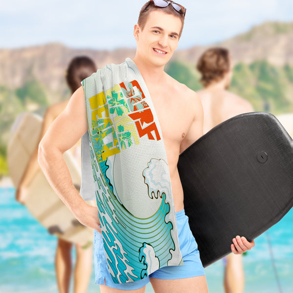 Shore Sand Free Towel - Full Colour (White)