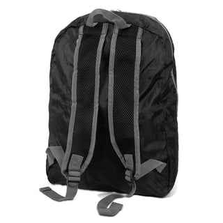 Packaway Foldable Backpack (Black/Grey) — Backpack Back